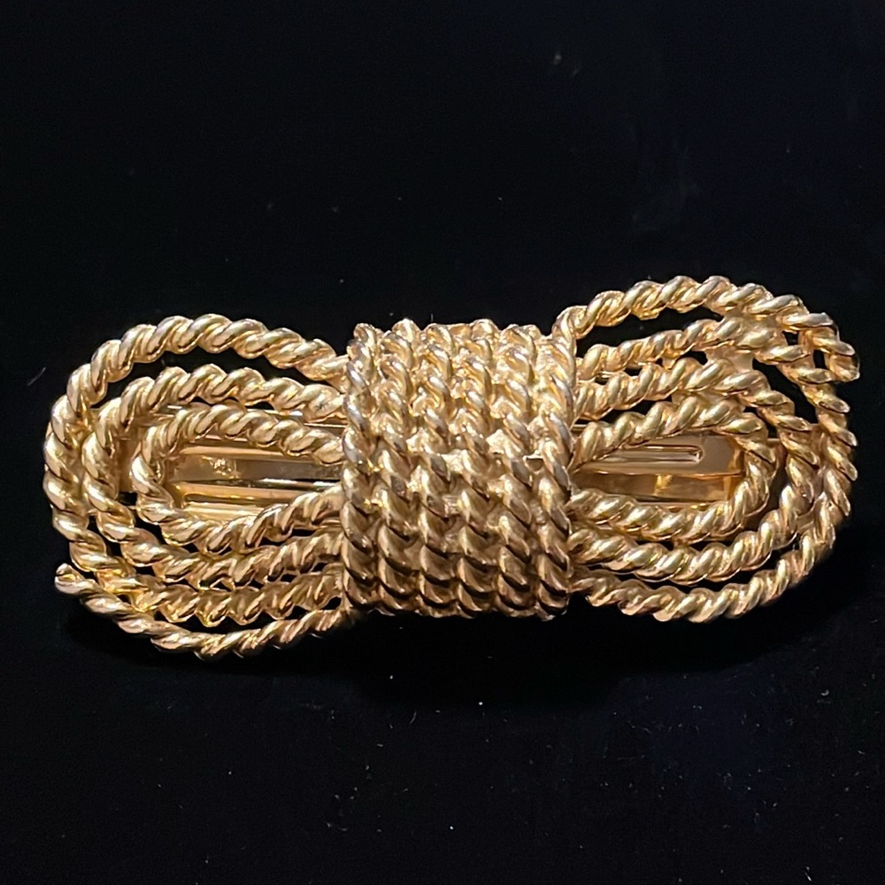 Gold Color Rope Design Hair Clip